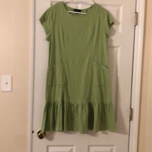 N touch Apple Green Casual Dress
